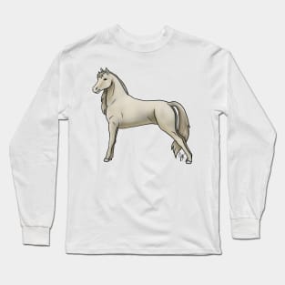 Horse - Morgan - Creme Long Sleeve T-Shirt